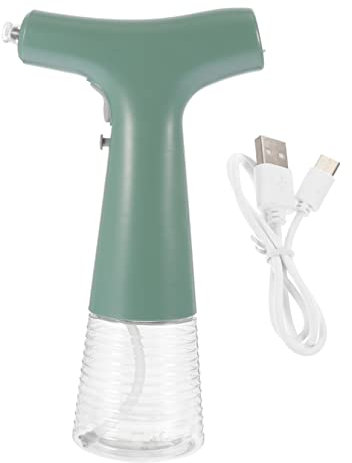 BESTonZON Elektrische Ölsprühflasche USB Wiederaufladbar Ölspender Für Speiseöl Essig Sprühflasche Transparent Küchenölspender Geeignet Für Kochen Grillen Backen Restaurant Haushalt