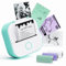 T02 Mini Printer, Bluetooth Sticker Printer,Sticker Maker Machine Inkless for Children’s Day,Birthday,Study,Compatible with iOS & Android,for DIY Creation, Diaries, Memos, Anatomical Diagrams,3 Rolls