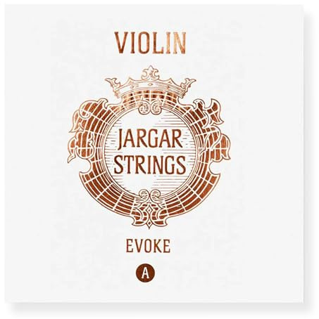Corde per violino JARGAR Evoke LA 4/4 medium, anima sintetica, avvolte in alluminio, con pallina