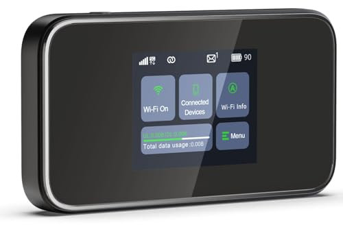 Anvil HL-873 5G MiFi Router - Secure Portable Travel Router with up to 1.6Gbps Connectivity Speed | 10hr Full Charge, Perfect for Remote Workers, Travellers & Digital Nomads.