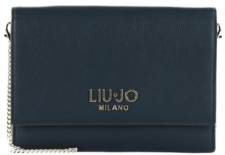 Liu Jo Pochette comoda e pratica con catena color oro e chiusura patta calamita. Possiede tre scomparti di cui uno con zip e diverse tasche interne per carte e documenti. 22x16x2.3 cm