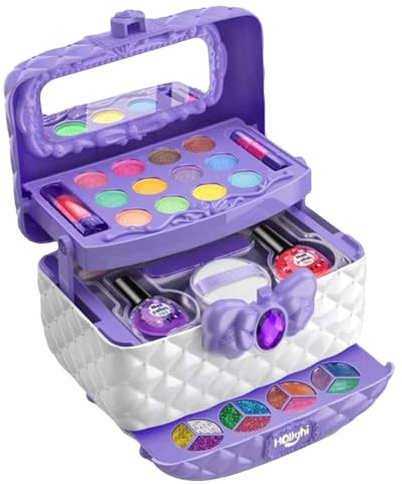schminke kinder schminke set rosa sicher waschbar mädchen schminke tragbar mädchen schminkkoffer prinzessin schminkkoffer kinder kostenlos