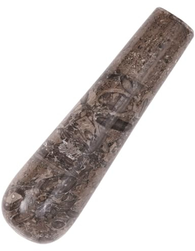 Radicaln Oceanic - Pestello in marmo, solo 14 cm, fatto a mano, ricambio per set di mortaio e pestello, macina spezie e utensili da cucina, ideale per la cucina