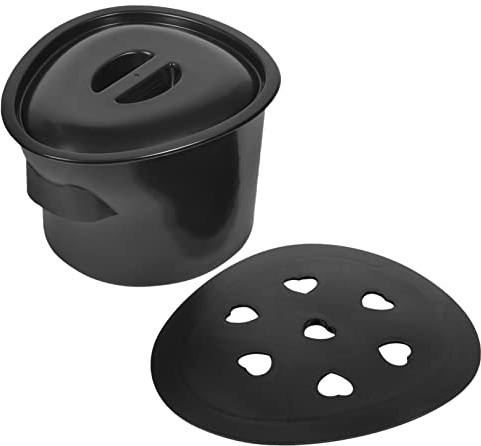 DECORNIJIA Orinal para Mayores de Plástico con Tapa, Conjunto Accesorios de Baño Portátil, Conveniente para Hospital y Uso en Casa, Adecuado para Adultos y Personas con Estilo Aleatorio