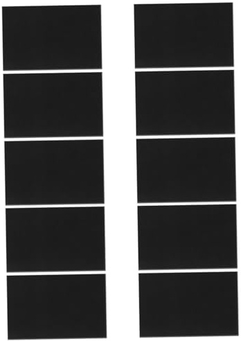 DIYEAH 10 Piezas Papel Negro para Dibujo y Arte con Pastel al Óleo Papel Lijado Creativo para Manualidades y Artísticos
