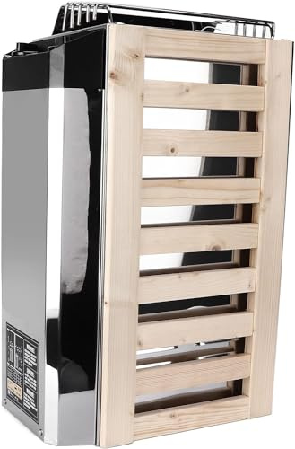 3KW Sauna Stove Stainless Steel Sauna Heater 110V Internal Control Sauna Heating Stove Heater Sauna Room Equipment Wet And Dry Bath Sauna Heater Stove For Home Hotel Spa Steam Room