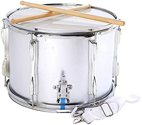 Snare Drum Kit - 13 Zoll High Barrel Dual Tone Professional Marching Snare Drum mit Drumstick