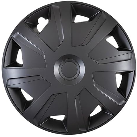 Radkappen Radzierblenden kompatibel mit FIAT Ducato Mistral Van 15 Zoll Schwarz 4 Stück