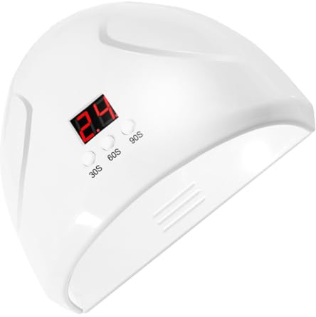 BIUDECO Lampe UV LED 36w pour Ongles Gel 12 Led, Séchoir à Ongles Gel Semi-permanent, 3 Réglages Minuterie, Matériau Pp et Abs, Fonction Anti-bronzage pour Manucure Professionnelle