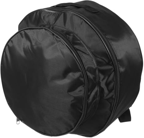 Toddmomy Wasserfester Oxford tuch Snare Drum Rucksack mit Polsterung Kratzschutz Praktischem Reißverschluss Vielseitig für Snare Drum und Drumsticks Handtragbar und Langlebig