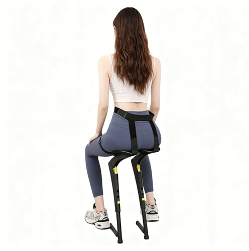 LASDERTV Chairless Chair Exoskeleton - Ergonomic Wearable Seat with Lumbar Support, Folds for Travel, Perfect for Outdoor Events, Concerts & Queueing