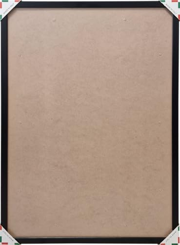Ulmer Puzzleschmiede Premium Puzzle-Rahmen für 2000 Teile Puzzle, 69 x 97 cm - aus FSC-zertifiziertem Kiefernholz mit robustem Acrylglas (Eiche) (Schwarz)
