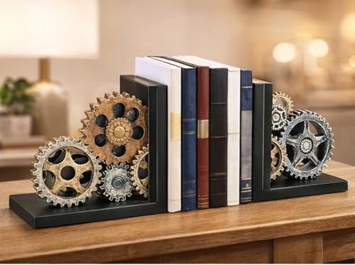 Buchstützen aus Kunstharz im Vintage-Stil