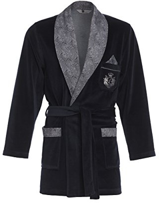 Revise RE-111 Short Dressing Gown - Smoking Jacket - with embroidered pocket