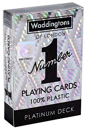Winning Moves GmbH WIN35521 Number 1 spelkort-platina kortspel, en storlek