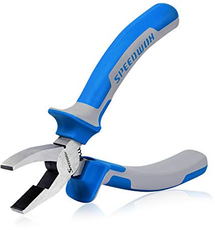 Speedwox - Pinza tagliavetro con punte in gomma, strumento professionale, blu