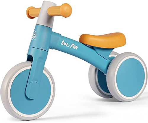 LOL-FUN Balance Bike for 1 Year Old Boys Girls, Toddler Trike for Baby 12-18 Months Ride On Toy, Baby First Birthday Gifts for One Year Old