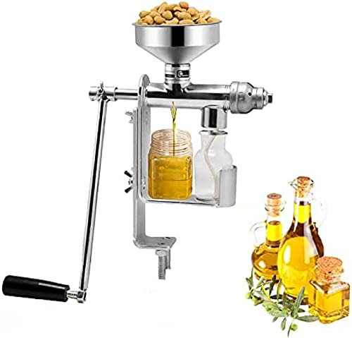 Manuelle Ölpresse, Kaltölpresse, 29 X 31 cm, Handpresse, Rohmaterial, Ölaustreiber, Edelstahl-Ölpresse, Ölaustreiber, Expeller-Maschine Für Walnüsse, Sesam,GQYYS