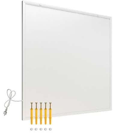 Wiltec Infraröd Värmepanel 290W Infravärme IR Värmeelement Energisnål Elvärmesystem Panel