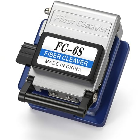 Couperet de fibre optique FC-6S FTTH, outil de coupe de fibre de connexion à froid de haute précision, couteau de coupe de câble de fibre, matériau métallique à 16 lames de surface