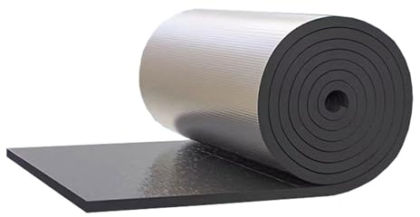 Rouleau Isolant Thermique Radiateur Barrière de Vapeur Ignifuge, Plaque Isolation Thermique Mur Intérieur 5mm D'Epaisseur, Panneau Aluminium Derriere Radiateur avec Noyau en Mousse ( Size : 1mx4m )