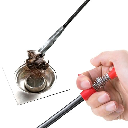 Pinza idraulica strumento di raccolta degli artigli flessibile, strumento di rimozione dei capelli potente, bastone di recupero degli artigli retrattile extra lungo, strumento di rimozione dei tappi
