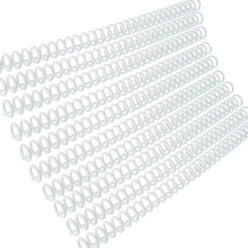 10 st 30-håls bindande kammapp med rörliga blad, rymmer cirka 85 pappersark, cylindrisk ringdesign, för A4 A5-bindning (10 st)