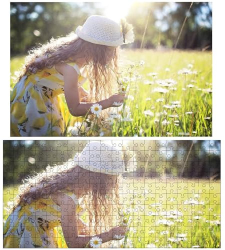 YOYOHAHAHA Personalised Jigsaw,Personalised Puzzle for Adults with Any Photo Puzzle Own Picture,Custom Wooden Jigsaw for Men Women Gift(200PCS)