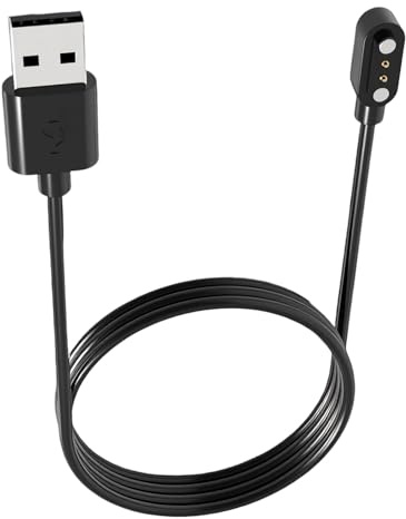 Câble de charge magnétique universel pour montre intelligente - 4 mm - Accessoire USB 2 broches - Chargeur magnétique pour différentes montres intelligentes - Traceurs de fitness - Pitch de 4 mm - 60