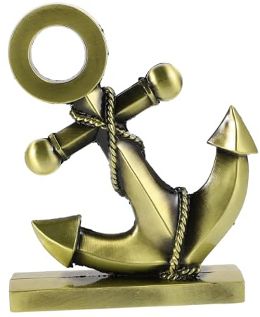 CVUTOVO Adornos De Mediterránea Decoración De De Metal Adorno De Escritorio para Tema Náutica Antigua para Hogar y Oficina