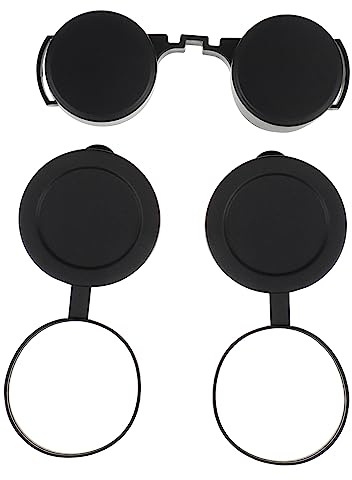 3 Pcs Rubber Objective Lens Cover for Telescope Black