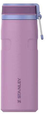 STANLEY 1913 IceFlow Bottle Twist Flip 0.47L - Lilac | Kühlt 12 Std. - 3 Tage eisgekühlt - Auslaufsicher - BPA-frei - Spülmaschinenfest