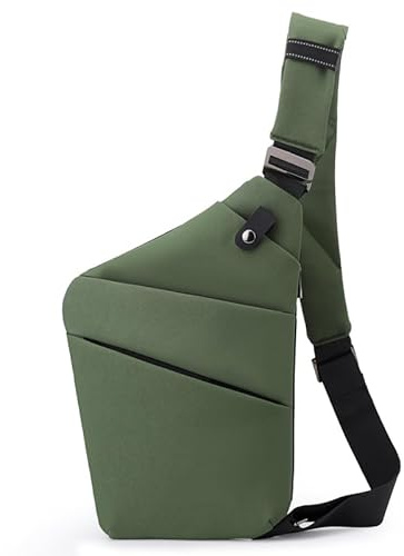 BIRDDIE Schultertasche Herren Sport Umhängetasche Outdoor Diebstahlsichere Tasche Crossbody Verstellbare Umhängetasche für Reisen Wandern und Fahrrad