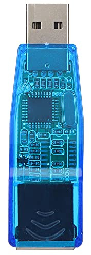 Wakects Tarjeta de Red USB Conexión Fácil Adaptador Ethernet Inalámbrico Ligero 10-100 Mps para Computadora
