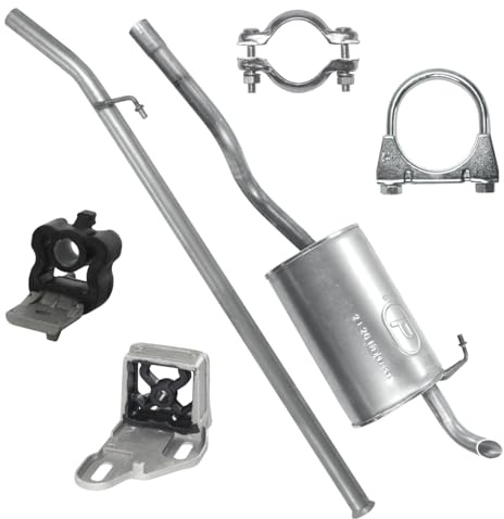 POLMOstrow Pot d’échappement pour Renault Clio 2 II 1998-2001 | Tuyau d'échappement et Pot d’échappement arrière, Moteurs : 1.2, Hayon