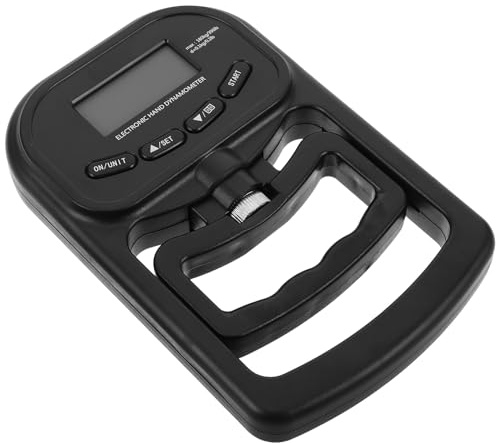 ifundom Misuratore Digitale Forza di Presa 180 Kg con Display Lcd Ricaricabile Dinamometro Manuale Compatto per Test Muscolare e Allenamento della Mano Fitness a Casa e Scuola