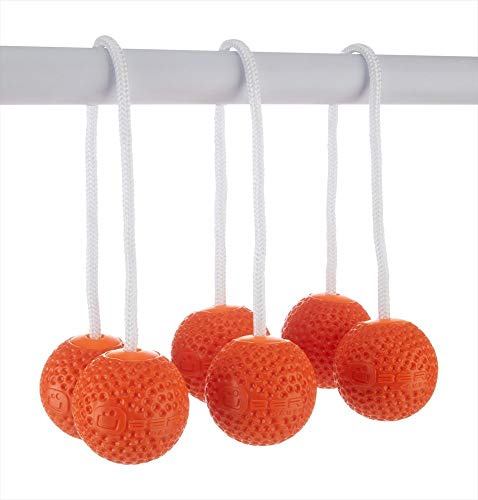 Uber Games Leiter-Wurfbolas Soft (Orange) - Ersatzbälle für Leiter, 3 Stück - aus der Offiziellen Serie Echte weiche Golf Bälle von Hochster Qualität - robust und langlebig