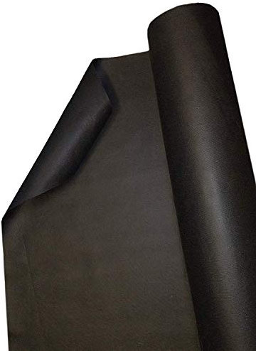 Vello per Erbacce Stabile ai Raggi UV con 2 superfici Vello da Giardino Vello per pacciamatura PES/PP 1 m di Larghezza - Diverse Lunghezze (25 m)