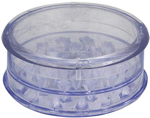 1 Stk. Grinder plastik Mühlen Kunststoff 60mm drei Teile inklusive Lagerung. Wählen Sie Ihre Lieblingsfarbe (Transparent)