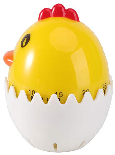 Happyyami Baking Timer Eggshell Chicken Design Kitchen Timer Time Reminder for Cooking Pasta