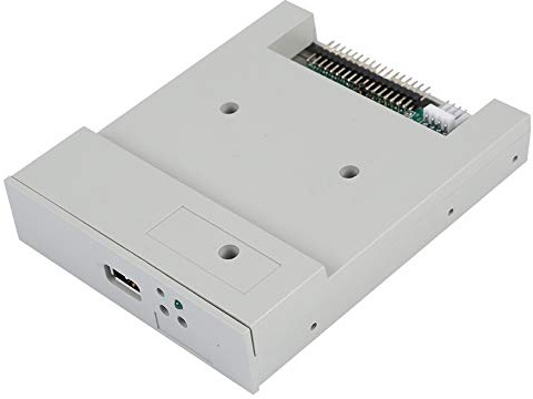 ciciglow 1M44-U 3,5 Zoll 1,44 MB USB SSD Floppy Drive Emulator, Grau, Plug and Play