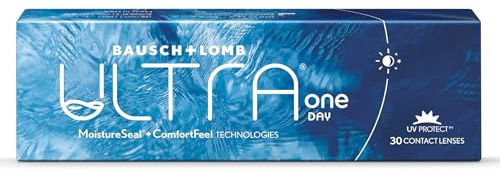 Bausch + Lomb ULTRA ONE DAY Lenti a Contatto Giornaliere Correttive, 30 Lenti, BC 8.6 mm, DIA 14.2 mm, 3.0 Diopt