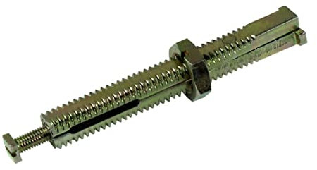 SN-TEC Wechselstift, Patentstift, Vierkantstift für einseitige Befestigung, Länge 60, 80 oder 100mm, Stärke: 8, 9 oder 10mm (10 mm Vierkant, Länge: 80mm)