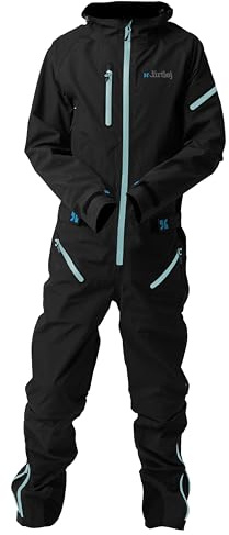 dirtlej dirtsuit core edition blacklabel overall för mountainbikes män, zip-off-byxor storlek, svart, M