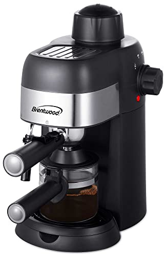 Brentwood GA-134BK GA-134BK 800-Watt Espresso and Cappuccino Maker, Black