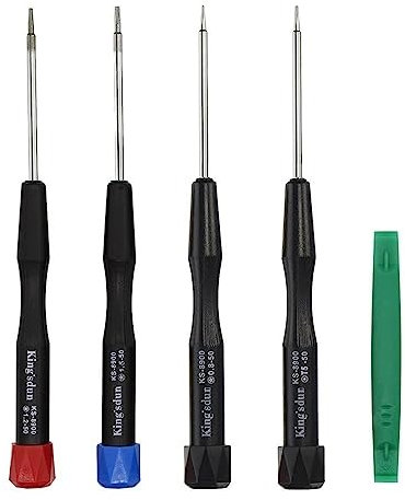 Juego de destornilladores Pentalobe P2, P5, P6 0,8 mm, 1,2 mm y 1,5 mm TS1, TS4, TS5 y Torx T5 para reparación de iPhone y MacBook