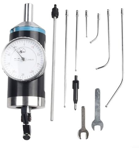 Indicateur de centrage coaxial pour fraiseuse Plage de mesure de 0 3 mm, alignement précis, matériau métallique (métrique)
