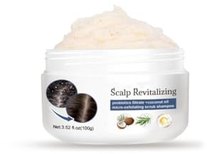 Gommage exfoliant du cuir chevelu; Nettoie le cuir chevelu et hydrate les cheveux secs