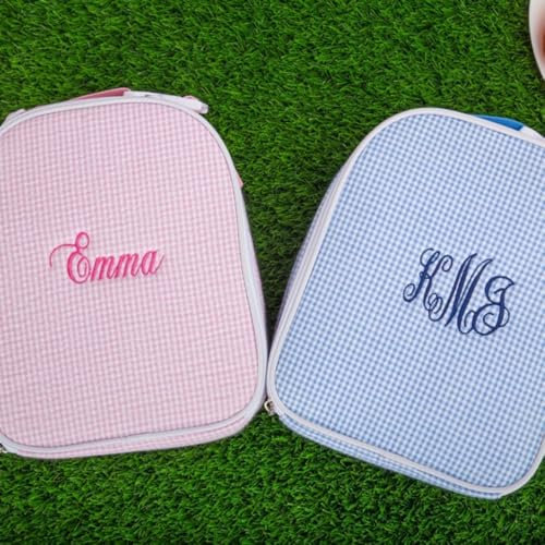 Lonchera personalizada para niñas pequeñas, lonchera personalizada para niños, lonchera personalizada para mujeres, lonchera personalizada para niñas (21 x 10 x 27 cm)