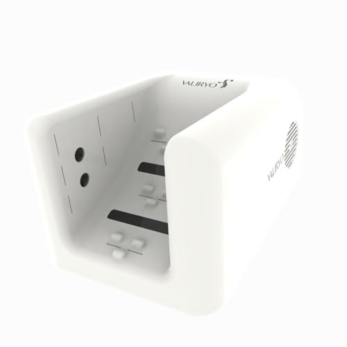 VALIRYO Fottork – 360° torkningsteknik – Automatisk sensoraktivering och UV-ljus för optimal hygien – Komplett, bekväm och säker torkning – Finns i 5 färger (Signal White Gloss)